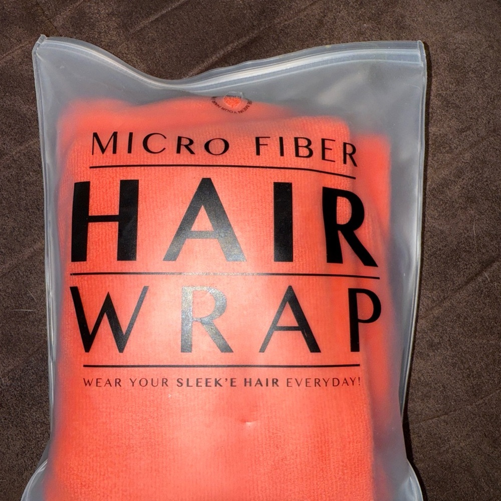 Orange (coral) Micro Fiber Hair Wrap
